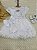Vestido Batizado Bebe Branco Batismo  ( M/G )  Cod: 2317 - Imagem 4