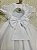 Vestido Menina Bebe Batizado Branco   ( M/G )   -  2353 - Imagem 2