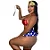 Fantasia Sexy Com Bojo Mulher Maravilha - Imagem 1
