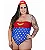 Mini Fantasia Plus Size Mulher Maravilha - Imagem 1