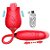 Vibrador Estimulador Clitoriano Flor vai e vem Com Lingua - Imagem 2