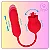 Vibrador Estimulador Clitoriano Flor Com Lingua 2 em 1 Preto - Imagem 1