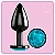 Plug Anal  | tam . P  | Black Colors - Imagem 2