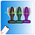 Plug Anal vibrador e rotação 360° controle por  APP Preto - Imagem 1