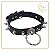 Coleira Gargantilha De Couro Spikes Premium - Imagem 1