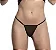 Calcinha Fio Dental Frases Sexy Cor: Preta - Imagem 3