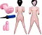 Boneca Feminina Inflável Com Dois Orificios Penetráveis - Imagem 1