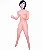 Boneca Feminina Inflável Com Dois Orificios Penetráveis - Imagem 2
