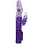 Vibrador Úrsula Rotativo - Roxo - Recarregável - Imagem 2