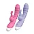 Vibrador Rabbit Texturizado com Estimulador Lilas - Imagem 1