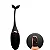 Vibrador Cápsula Rabo Peixe Preto - Imagem 2