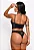 Conjunto Preto 3 Peças Com Cropped Sem Bojo, Calcinha e Mini Saia - Imagem 4
