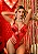 Body Em Lycra Metalizada Com Ilhoses Rubi - Imagem 1
