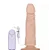 Pênis Vibrador Com Ventosa 18x4 Cm Cor Bege - Imagem 2