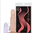 Pênis Vibrador Com Ventosa 18x4 Cm Cor Bege - Imagem 1
