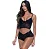 Conjunto Cropped e Calesson em Renda Sem Bojo Hot Love - Imagem 1