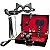 kit Maleta Sado de Luxo com Preto - Algema, Tornozeleira com Corrente,Venda e Chicote - Imagem 1