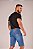 Bermuda Jeans Masculina Lycra Slim Atacado Colorida - Imagem 3