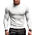 Camisa Masculina Malha Canelada Manga Longa Slim Premium - Imagem 2