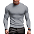 Camisa Masculina Malha Canelada Manga Longa Slim Premium - Imagem 5