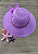 Chapéu de Praia Lilás Floppy - Imagem 1