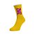 MEIA MOSTARDA/ LOGO ROXO ZMZ - Imagem 1