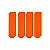 KIT 4 PARES LARANJA NEON SPORT ZMZ - Imagem 1