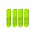 KIT 4 PARES VERDE NEON SPORT ZMZ - Imagem 1