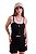 Short Tricot Crochê Com Bolso Preto - Imagem 1