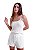 Short Tricot Crochê Com Bolso Off White - Imagem 1