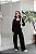 Calça tricot pantalona freddo canelada PRETA - Imagem 1