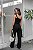 Calça tricot pantalona freddo canelada PRETA - Imagem 5