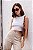 Calça tricot pantalona freddo lisa Bege - Imagem 5