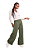 Calça tricot pantalona freddo lisa Verde Militar - Imagem 1