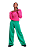 Calça tricot pantalona freddo lisa Verde Bandeira - Imagem 3