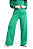 Calça tricot pantalona freddo lisa Verde Bandeira - Imagem 4