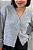 Casaco tricot mousse com botão CINZA - Imagem 4