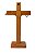 Crucifixo de parede/porta/mesa c/ suporte Nsra Salette - Imagem 2