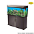 AQUARIO CURVO BOYU EA-120 LED 246L PRETO/CHAMPAGNE LIGHT 220V - Imagem 1