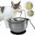 Bebedouro Fonte Inox 2 Litros com Tapete + Filtro de Carvão Ativado (BiVolt) - Gato é Vida® - Imagem 1