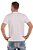 Camiseta masculina de manga curta Light branca - Algodão Egípcio - Imagem 2