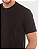 Camiseta Masculina Clássica de Manga Curta Algodão Egípcio - Preto - Imagem 3