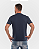 Camiseta Masculina Clássica de Manga Curta Algodão Egípcio - Azul Marinho - Imagem 2