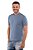 Camiseta masculina de manga curta Light azul jeans - Algodão Egípcio - Imagem 1