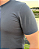 Camiseta Masculina de Manga Curta Light Algodão Egípcio - Cinza Médio - Imagem 3