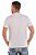 Camiseta masculina de manga curta branca - Meia Malha - Imagem 2