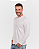 Camiseta Masculina de Manga Longa Algodão Egípcio - Branca - Imagem 2