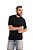 Camiseta masculina de manga curta Light Decote V preta - Algodão Egípcio - Imagem 2