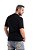 Camiseta masculina de manga curta Light Decote V preta - Algodão Egípcio - Imagem 3