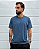 Camiseta Masculina de Manga Curta Premium Algodão Pima - Azul Petróleo - Imagem 1